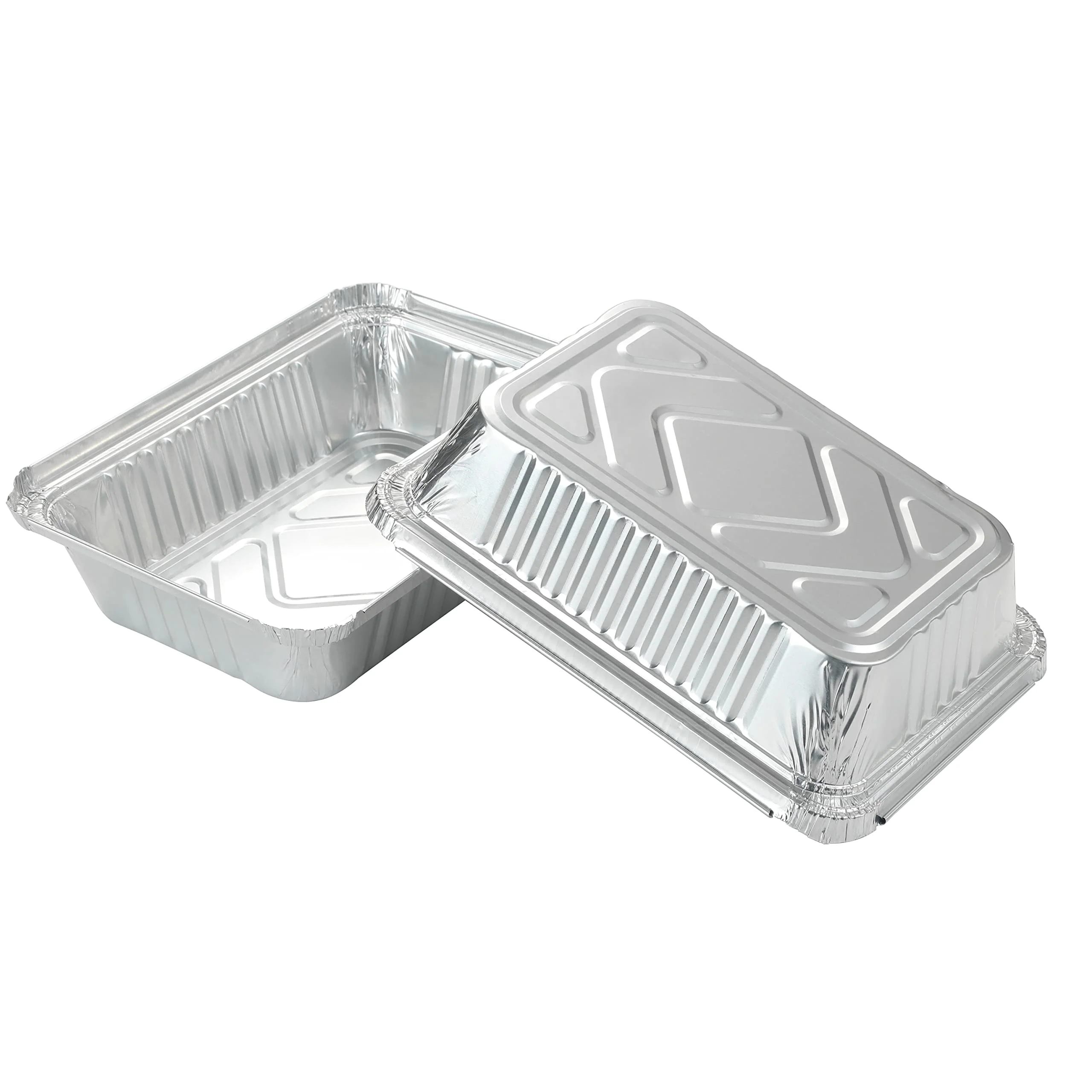 Поддон для пищевых продуктов оптовая продажа лоток из алюминиевой фольги одноразовый контейнер с крышками