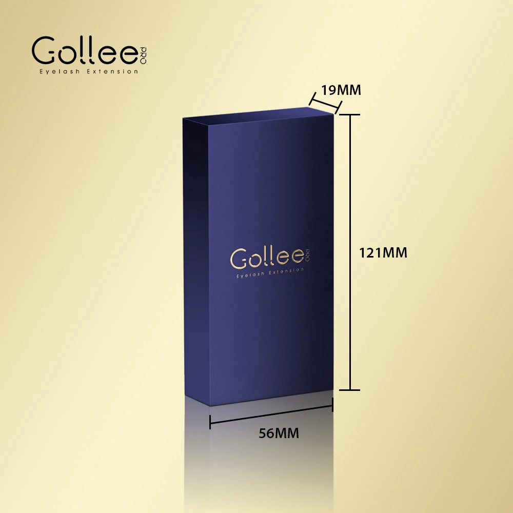 Gollee Wholesale Eyelash Extension 2d Eyelash Extensions 0.10 Soft Fluffy Easy Fan Deep Black Eyelash Extension