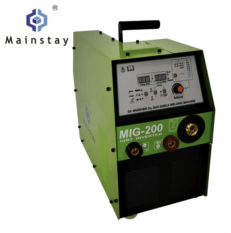 Co2 газовый MIG MAG MMA инвертор IGBT DC Mig сварочный аппарат 200 безгазообразных