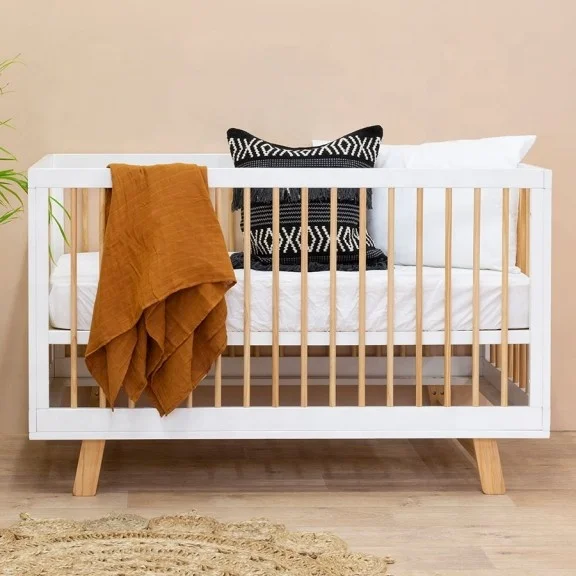 Bed room furniture bedroom set Best sell design wooden baby crib