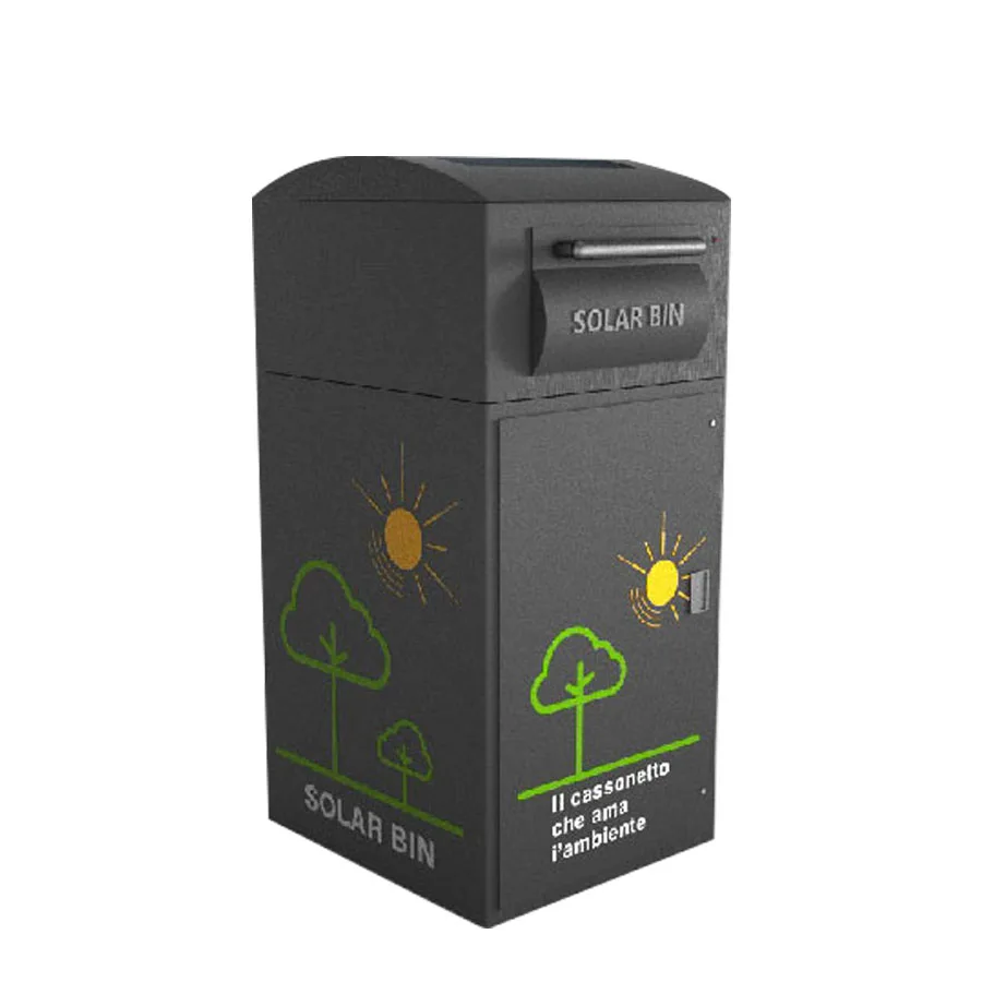 Solar-Powered Smart Bin with Compactor: Eco-Friendly & Space-Efficient, Powered by Solar Panel