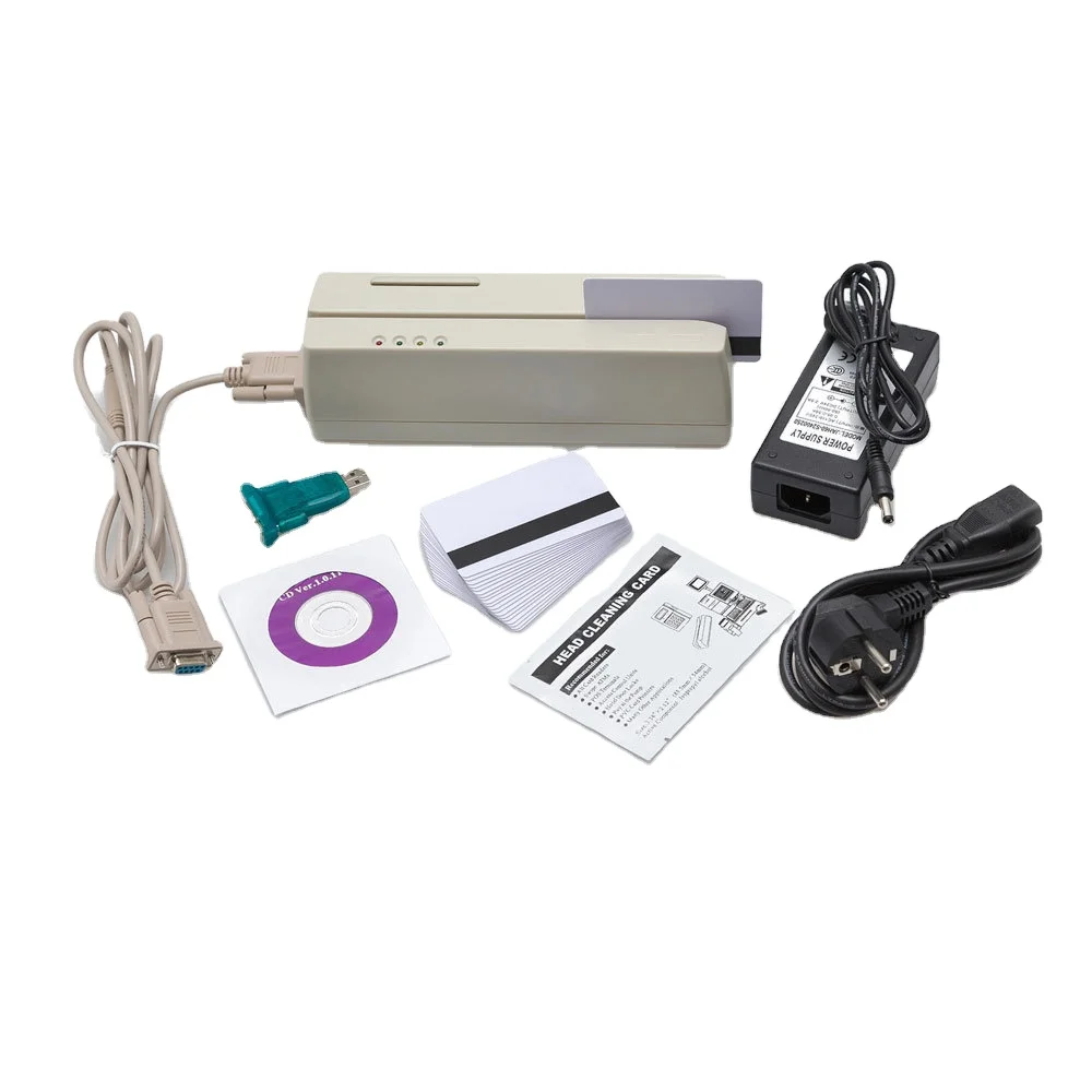 Считыватель карт MCR200 EMV устройство для чтения с магнитной полосой USB IC чип Loco HiCo