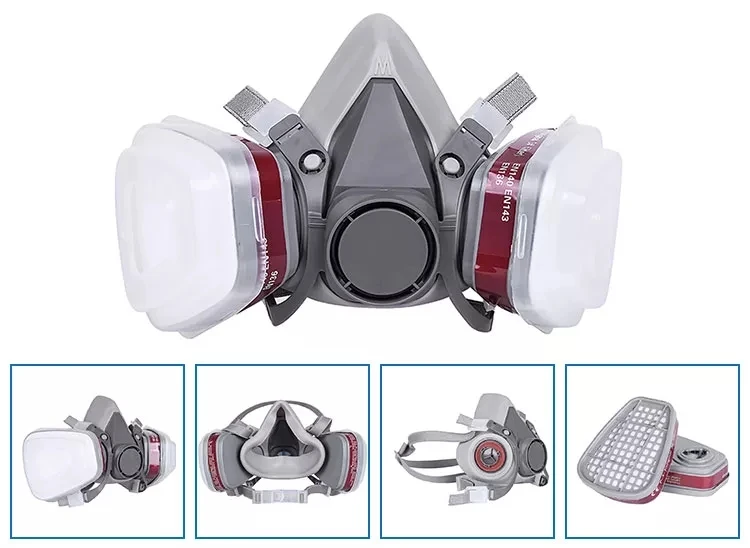 UT-1 Factory Supply Coal Mine Dustproof Anti-particulate Silicone 6100 6200 6300 Half Mask Gas Mask Respirator Masque Anti Gaz