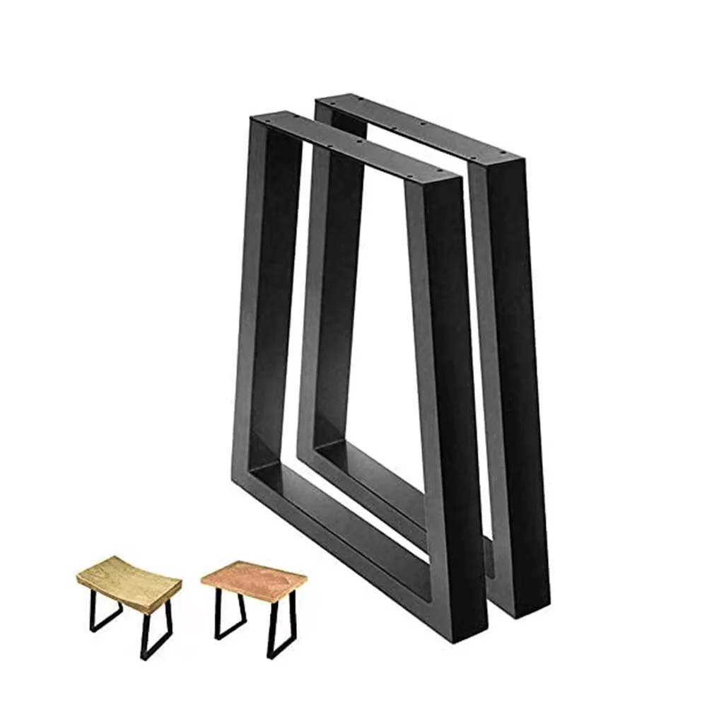 Trapezoid Metal Legs For Table Cast Iron Table Legs Furniture Legs for Bench Coffee Dining Table Base Furniture Feet Hardware