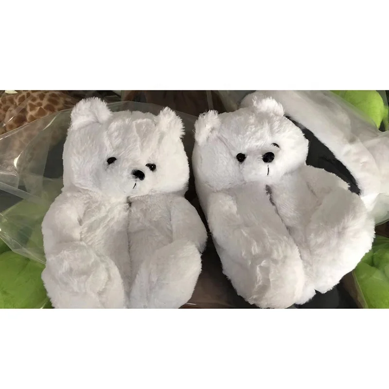 
TL02 5 New Arrivals Baby Cute Bear Shoes 2021 7C 12C Kids Teddy Bear Slippers 