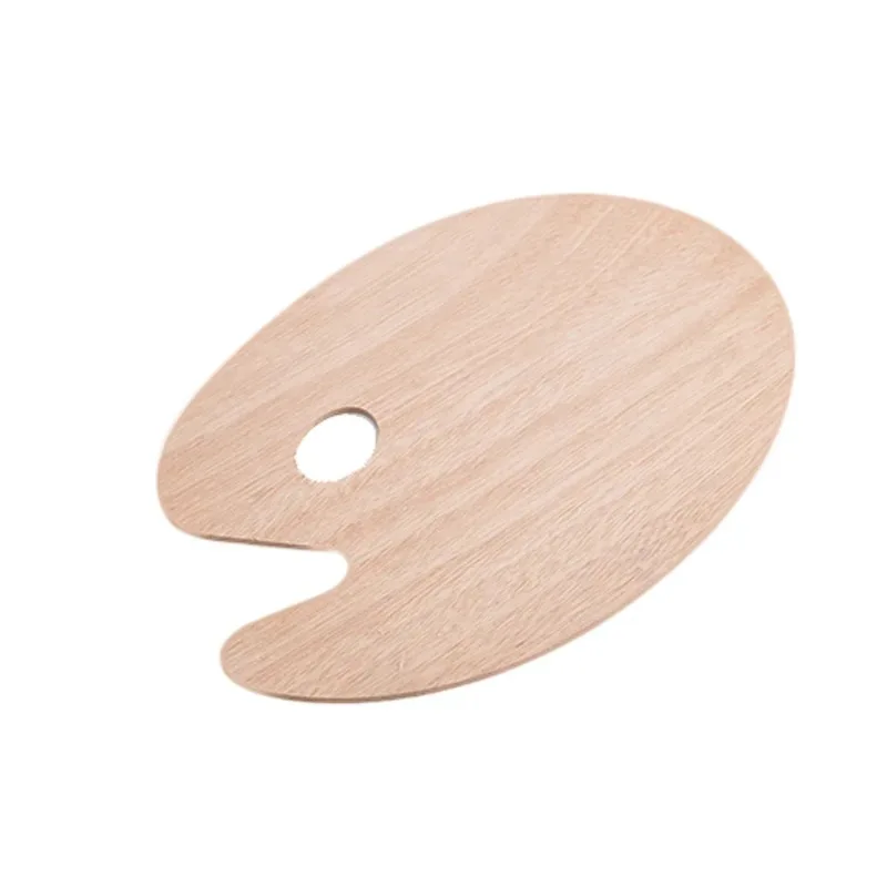 Acrylic Watercolor oval-shaped Artist Paint Color Mixing Trays Non-stick Oil Paint Palette For Diy Craft Art Painting Plate