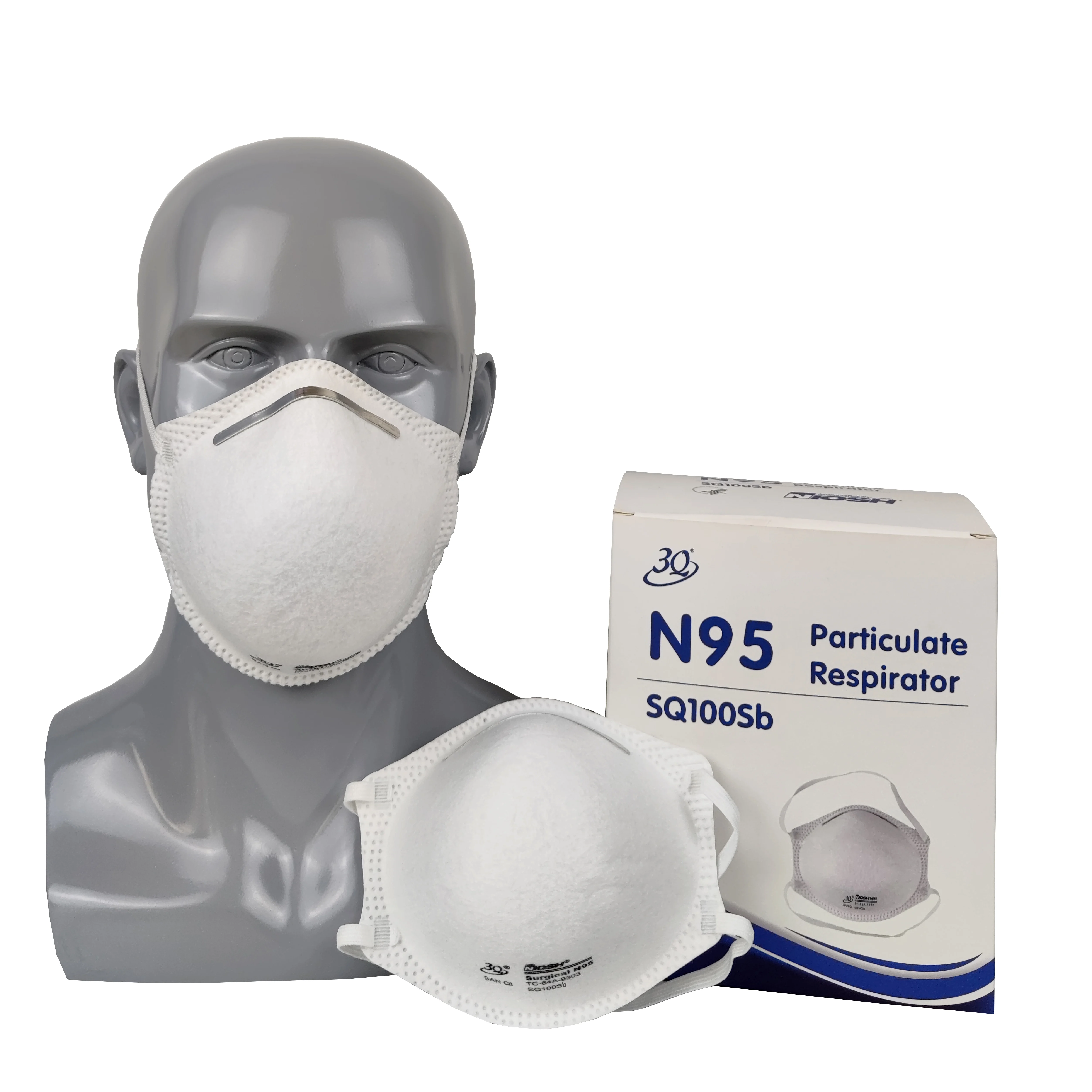 In Stock Wholesale Price Cup Moulded Particulate Filter Anti Dust Painting N95mask Disposable N95 Respirator Mask