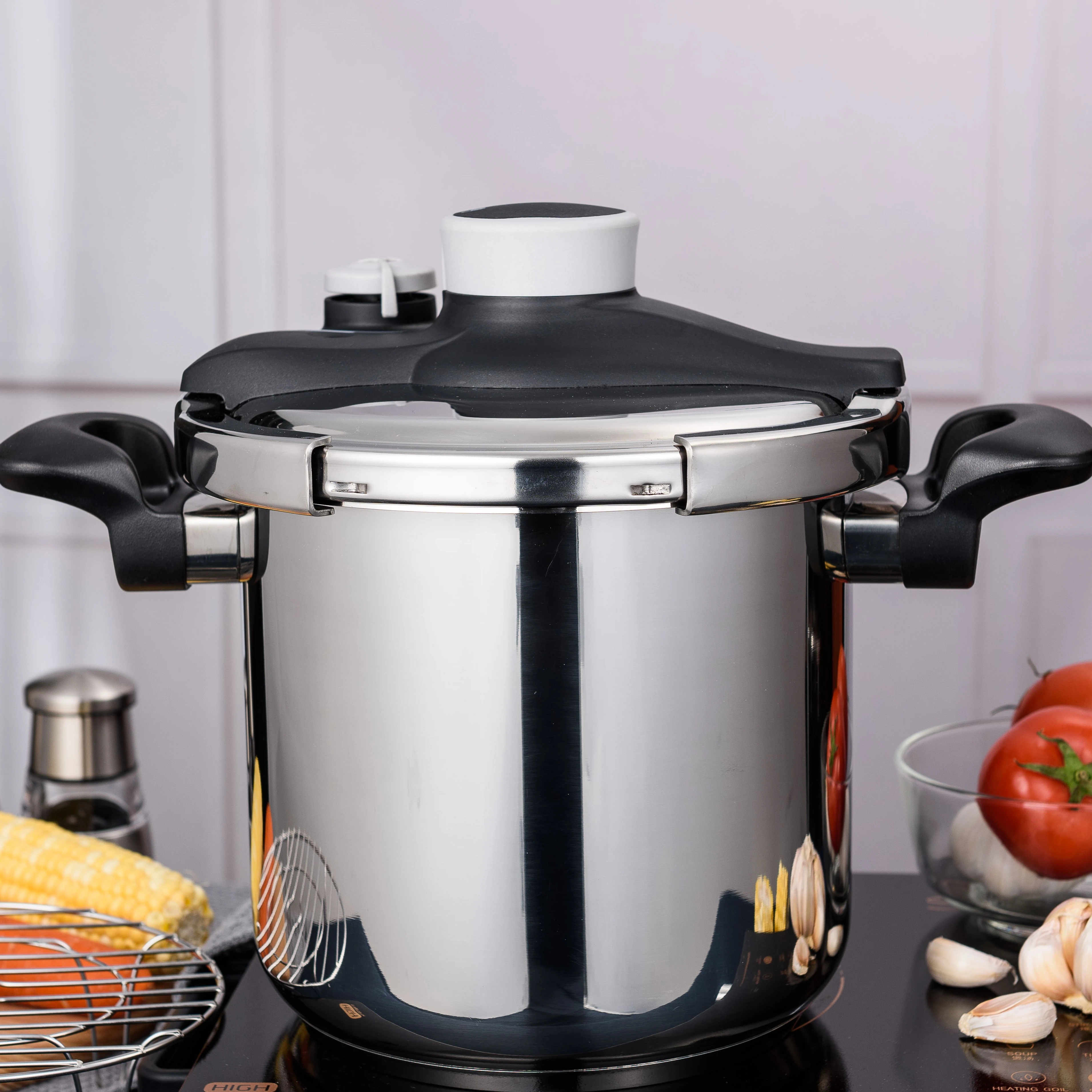 Manufacturer Best Selling Commercial Pressure Cooker Metal Steel Stainless electric pressure