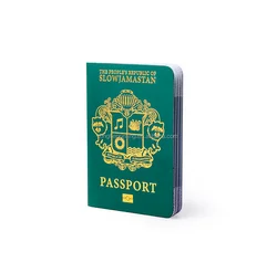 New Original PU Leather Gift Passport Notebook Portable Custom Passport Book Printing