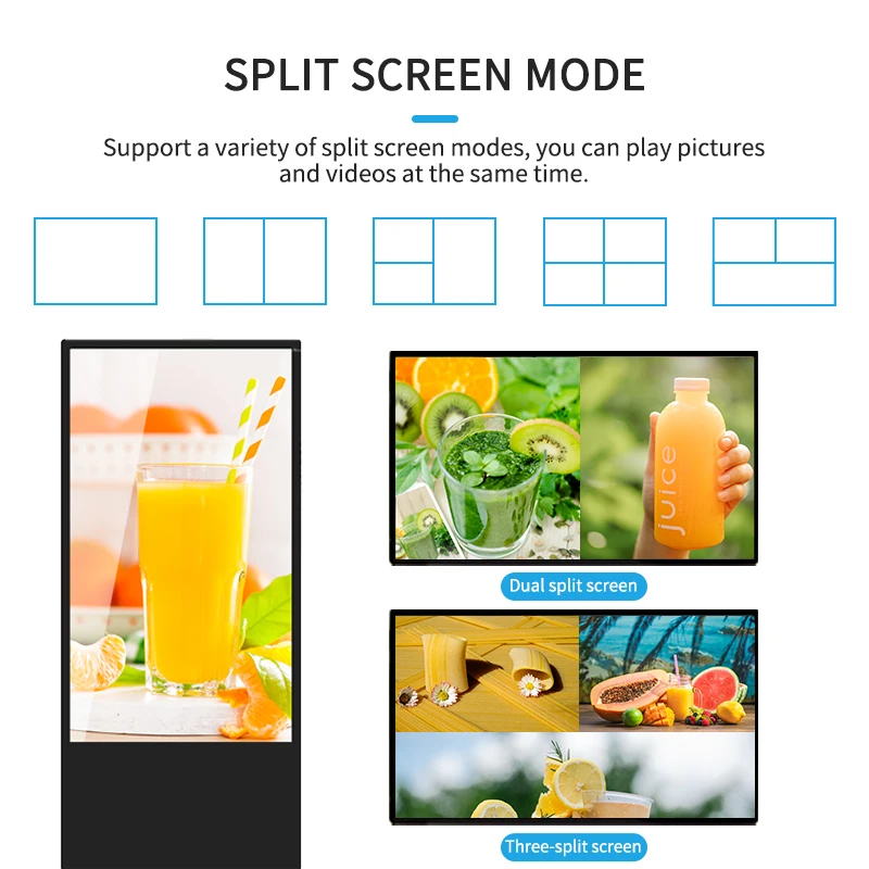 VDINK Werbung Advertising Signs Oem Led Poster Display Digital Advertising Screen Outdoor Kiosk Oled Touch Screen