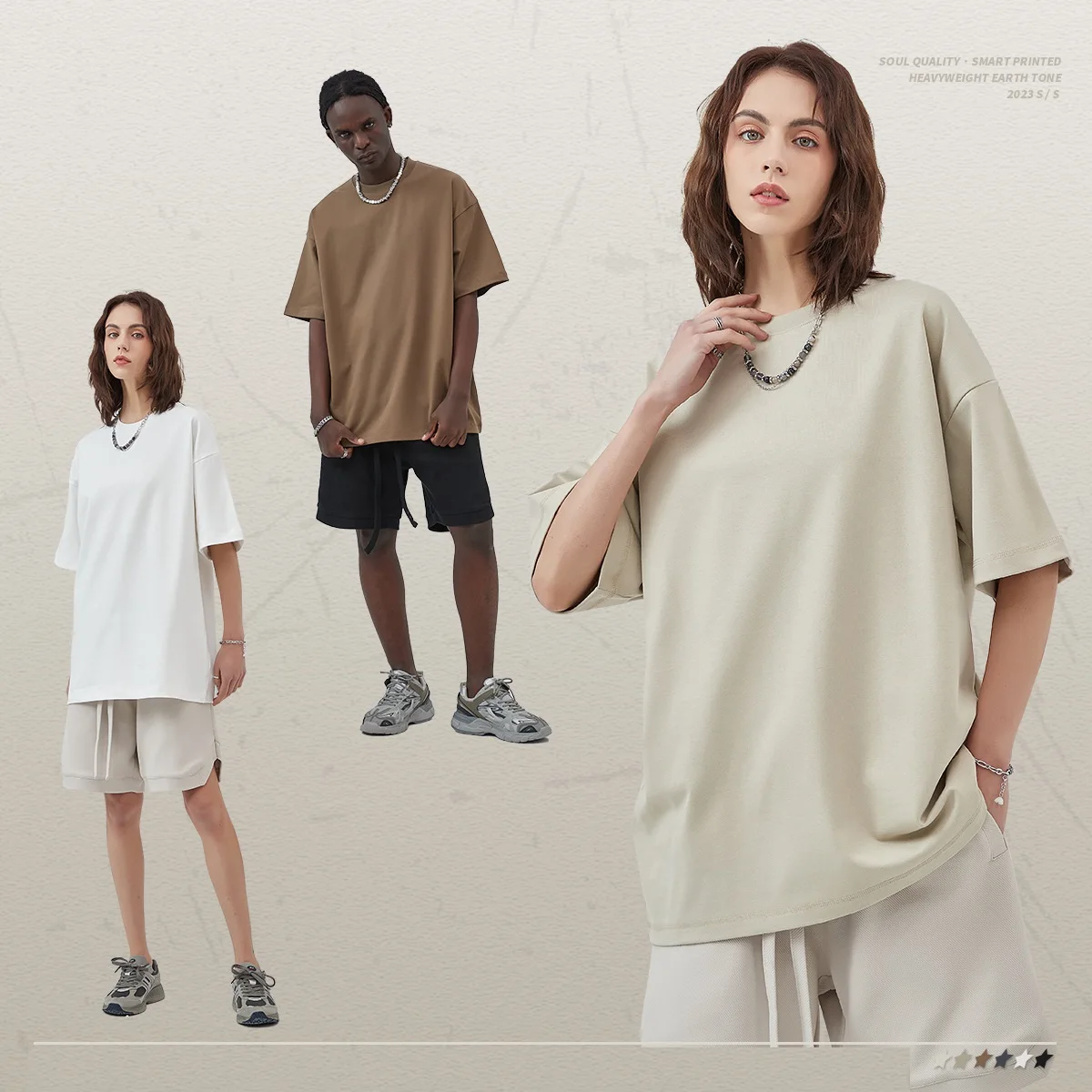 100% Cotton White Solid T-Shirt 385GSM Men O-Neck Basic Male Shirt High Quality Heavy Oversized Printed Cotton T Shirt