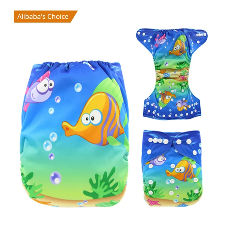 
Hot sale custom cloth ecological reusable washable diapers manufacturer 