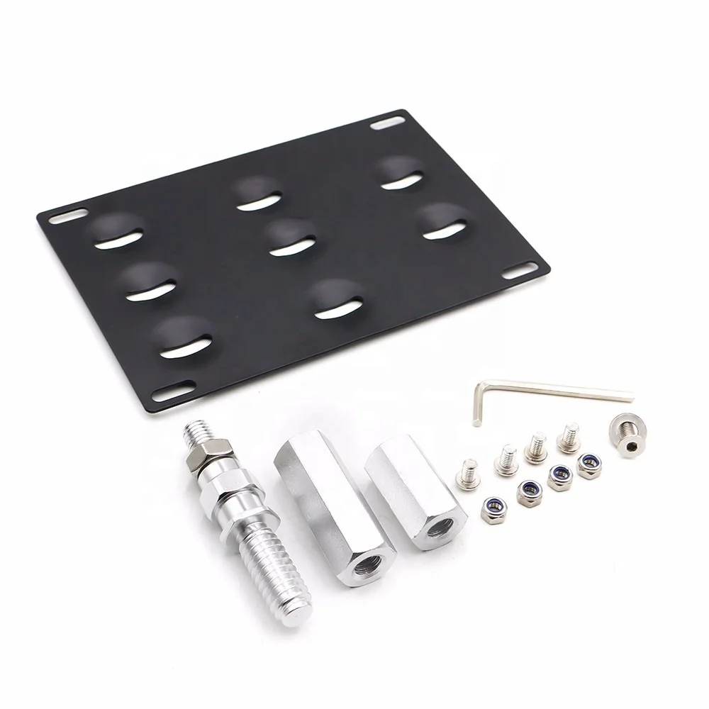 License Plate Frame Mount Tow Hook Bracket Registration Holder For BMW Series European Car