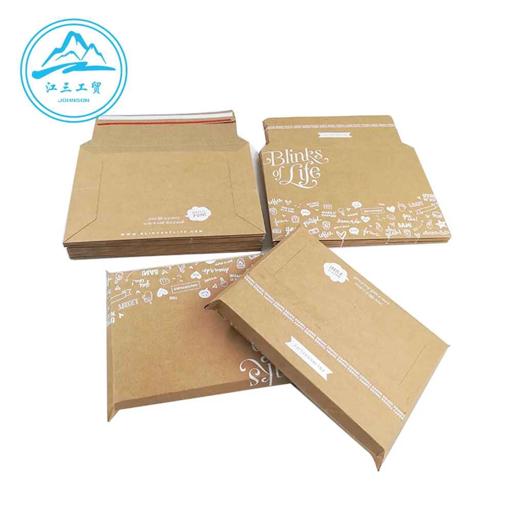 A3 A4 A5 custom-made brown cheap kraft paper envelope for gifts clothing packaging photo envelopes