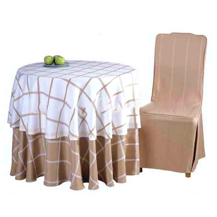 
Low Price Guaranteed Quality 100% Polyester Round Restaurant Cloth Table Linen For Wedding 