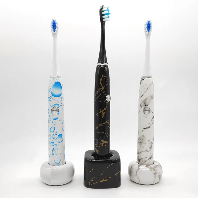 IPX7 Full Machine Waterproof Super Dense Soft Bristle Sonic Adult Electric Toothbrush