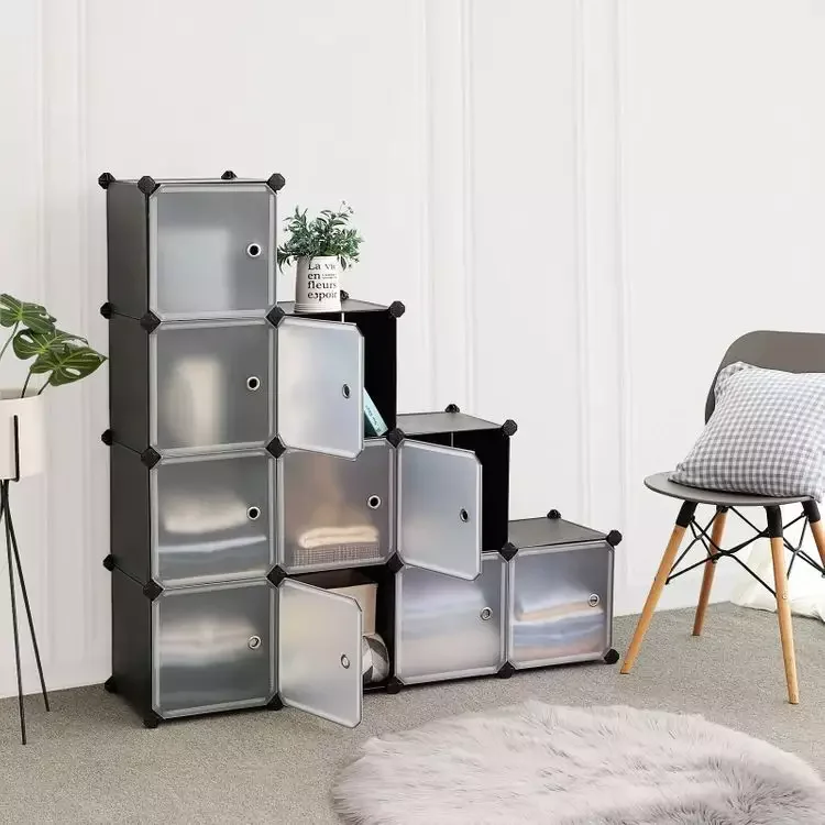 Simple Folding Closet Sliding Portable Cabinet Cloth Wardrobe Ghana