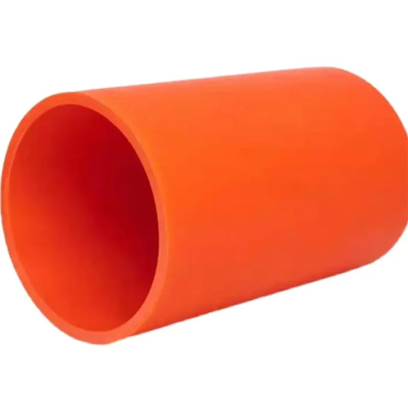 Orange Power Cable with Protective CPVC Tube Direct Factory Sale Smooth round Surface Moulding Processing Service