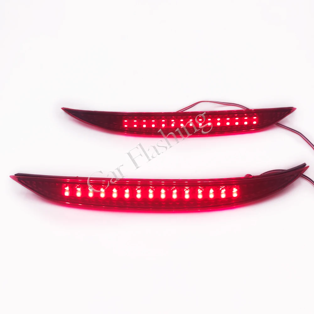 For Kia K3 Cerato Forte 2012 2013 2014 Car Red Len Led Rear Bumper Reflector LED Stop Brake Light Tail Fog Parking Lamp