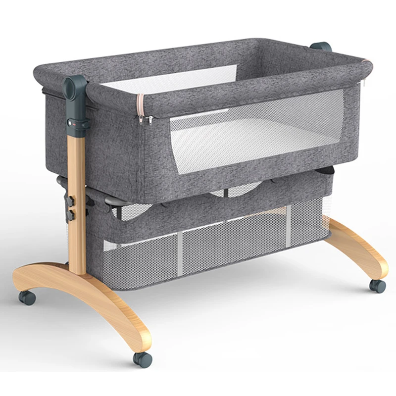 Newborn Bedside Sleeper Bassinet Bed Portable Baby Cribs Folding Cot Beds Kids Bedding Set Baby Crib For NewBorn