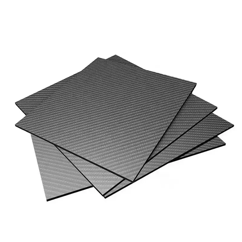 Heat resistant carbon fiber sheet 1mm 2mm 3mm 4mm 5mm twill full carbon fiber sheet