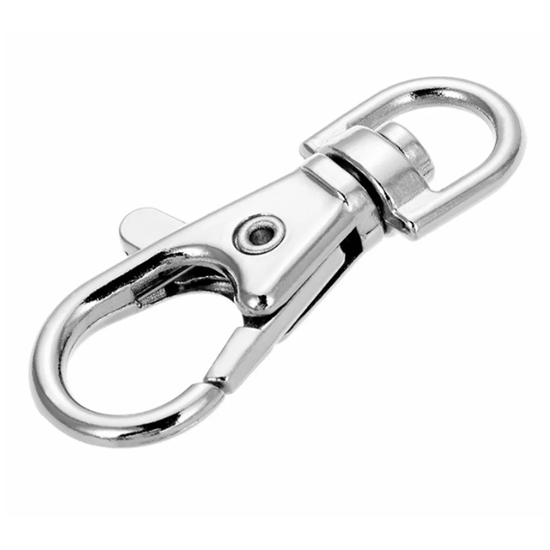 Nickle Plated Lanyard Keychain Lobster Clasp Swivel Trigger Snap Hook
