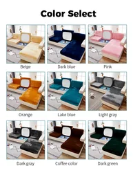 Новое поступление, плюшевые нескользящие ремни, защита мебели, современный Одноместный Бархатный Чехол для дивана