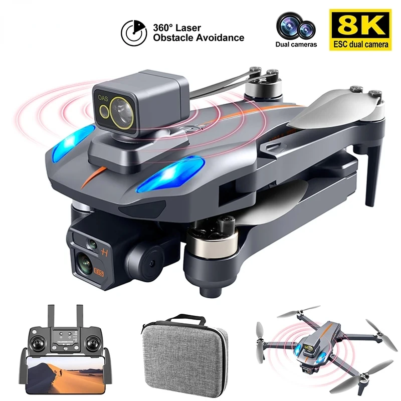 K911 MAX GPS Drone 8K Professional Obstacle Avoidance Dual HD Camera Brushless Motor Quadcopter RC Distance 1200 M Kids Toys