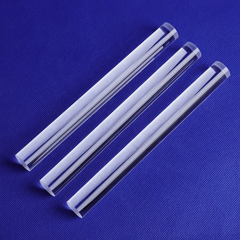 Прозрачный стержень из кварцевого стекла SANMU высокой степени очистки под заказ для полупроводникового фотоэлектрического оптоволокна
