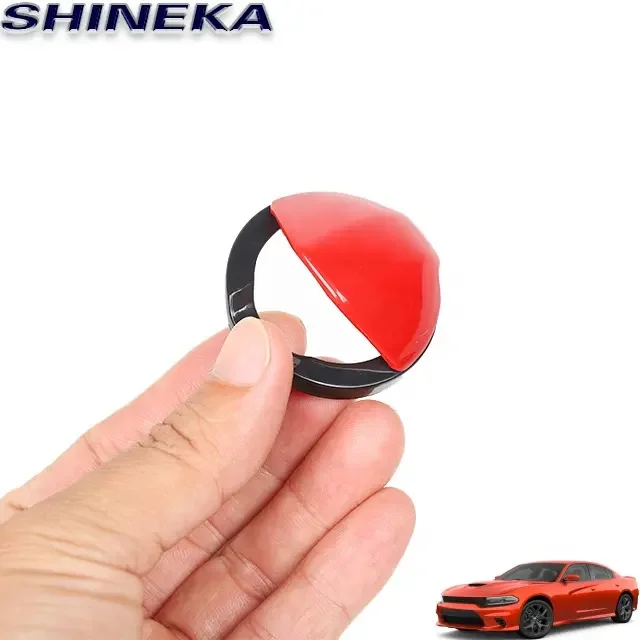 Car Ignition Switch Decorative Ring One-click Start Stop Engine Button Cover for Dodge Charger 2015+