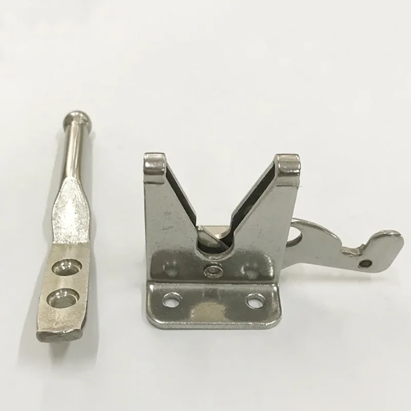 Heavy Duty Black Self Locking Gate Hardware Zinc Plated Rust Resistance Wooden Fence Farm Pool Gate Latch Lock Keyed Gate Latch