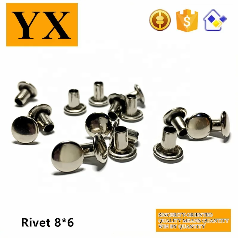 Металлические заклепки для шлема разного размера 8 мм, металлические заклепки хорошего качества