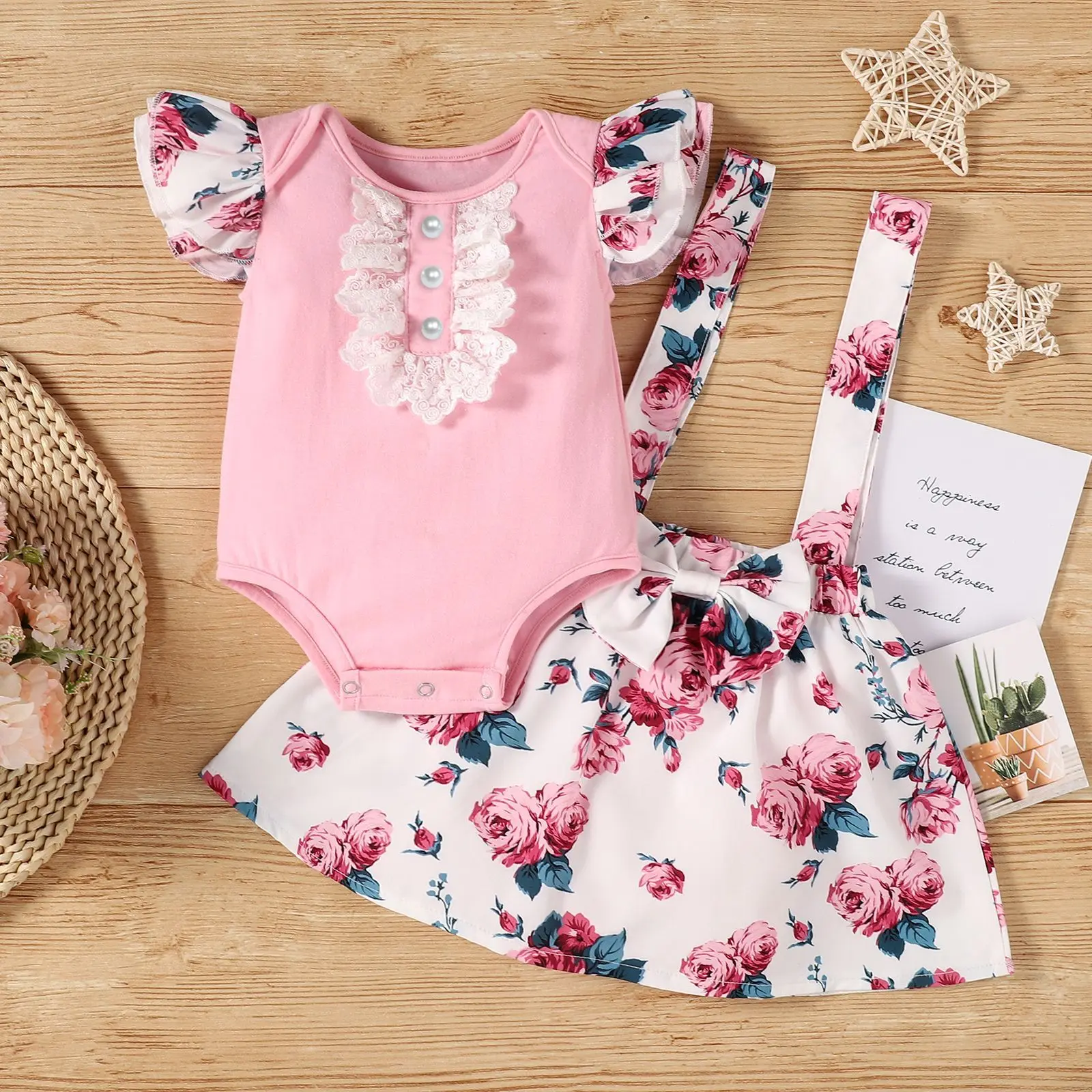 Quality products 2 piece embroidered flower baby girl clothing embroidered dress sets kid pajamas kid jacket dresses for girls