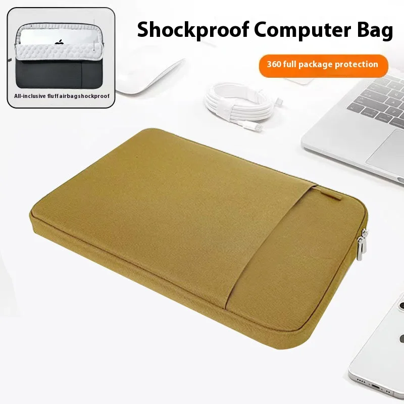 Laptop Case Bag Shockproof Protective Laptop Cover Briefcase Carrying Computer Bag with Accessory Pocket Portable Laptop Sleeve