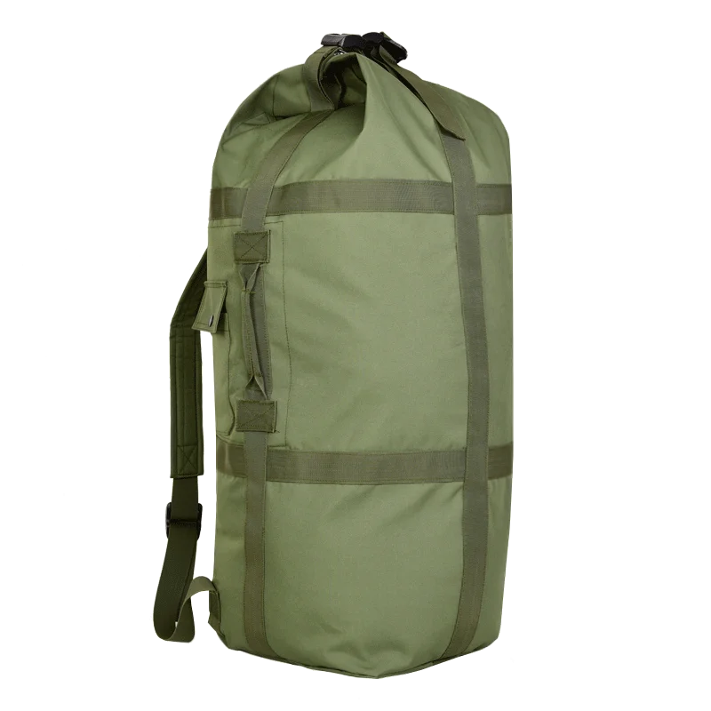 80L Softback Mountaineering Bag Multi-functional Waterproof Large capacity Tactical Men Duffle Rucksack Barrel Outdoor Backpack