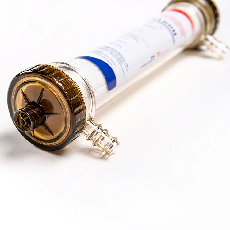 Support OEM Service Non-toxic Hemodialysis System Medical Single Use Treatment Blood Dialyzer