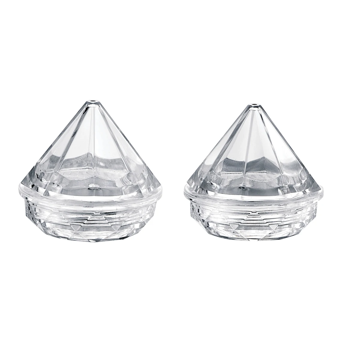 PJ1020 Yuyao Yuhui Commodity hot sale wholesale good PS 4ml heart shape jars for small things