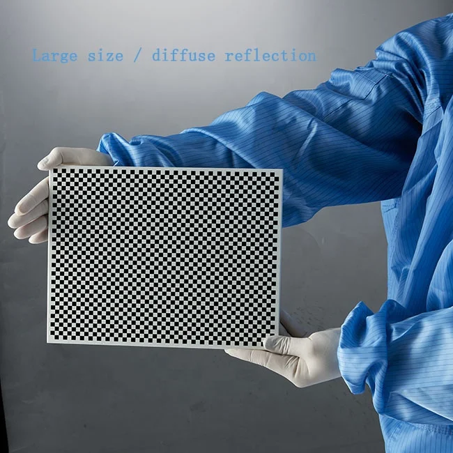 High-precision glass diffuse reflection distortion calibration plate optical machine vision distortion calibration tool
