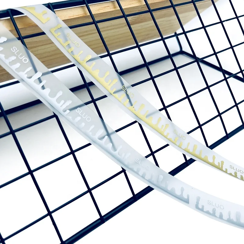 E-Magic Hot Sale Custom Logo 25mm Clear Silicone Ribbons Transparent TPU Mobilon Tape for Flower Decoration