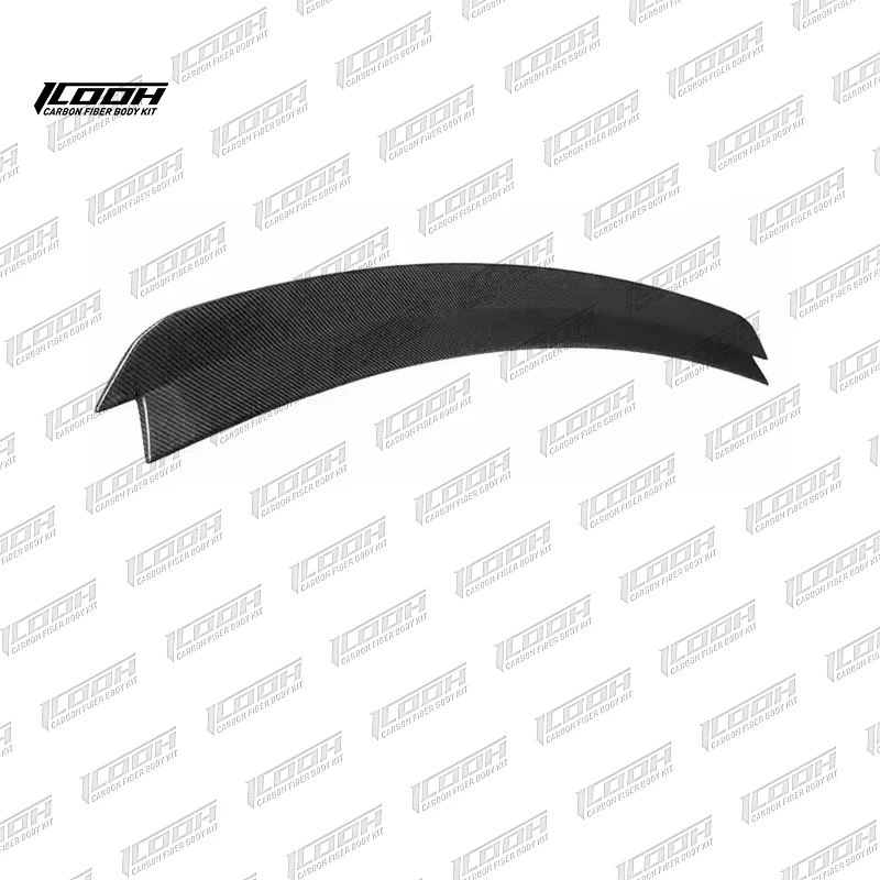 ICOOH Racing RTR Style Pre Facelift Carbon Fiber Fibre Rear Trunk Spoiler Wing Fit For Ford Mustang 2015-2022