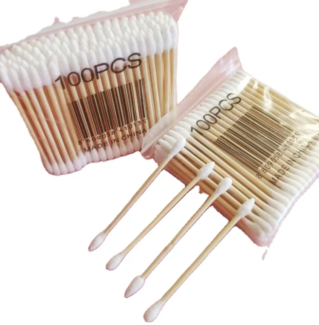 Middle East Aisa  biodegradabl disposable Cotton Swab Stick qtips cotton swabs for cleaning