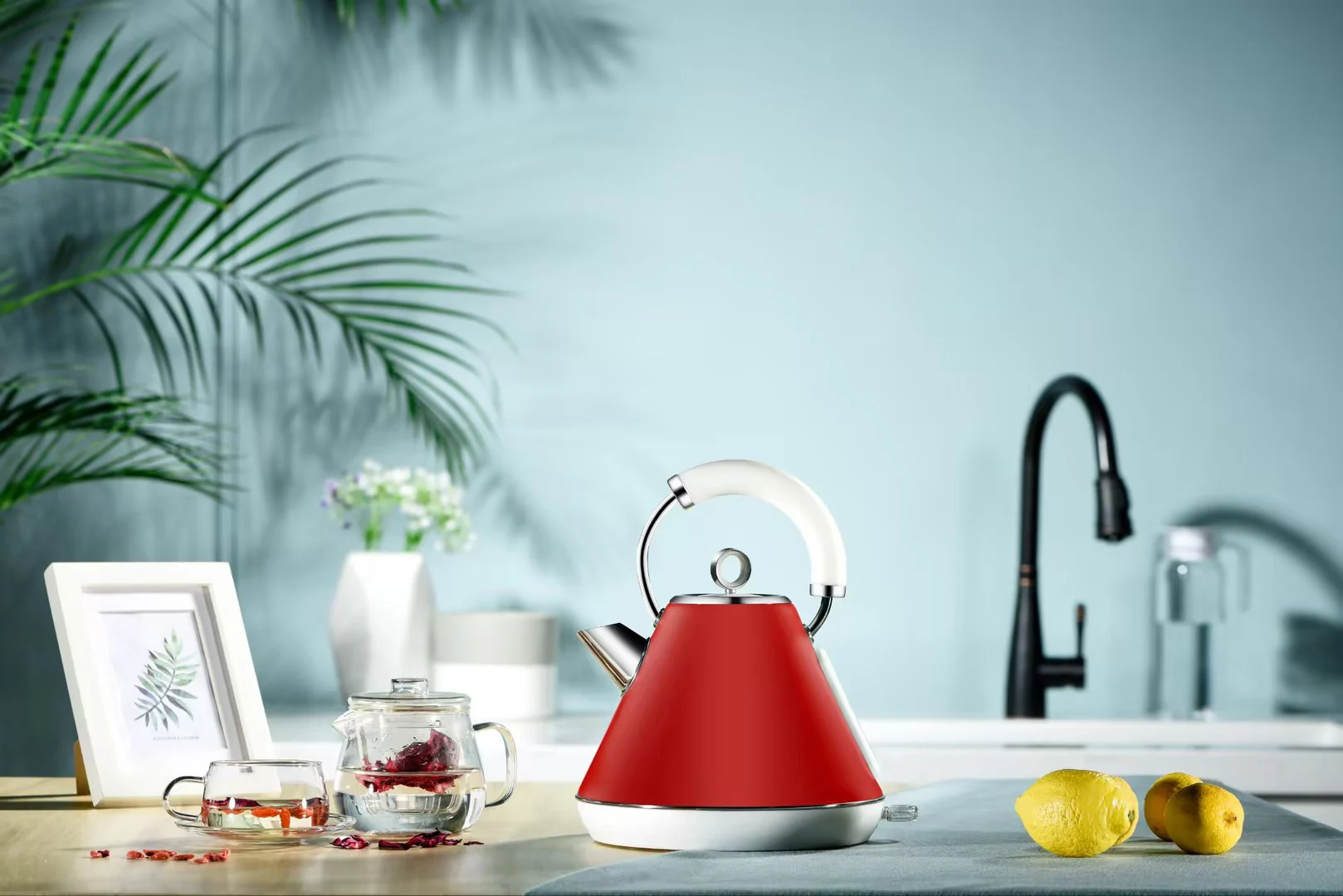 HUINING 1.8L 304 Stainless Steel Hotel electric kettle 1.7l Quick Boil Premium Coffee & Tea Kettle electric kettle water