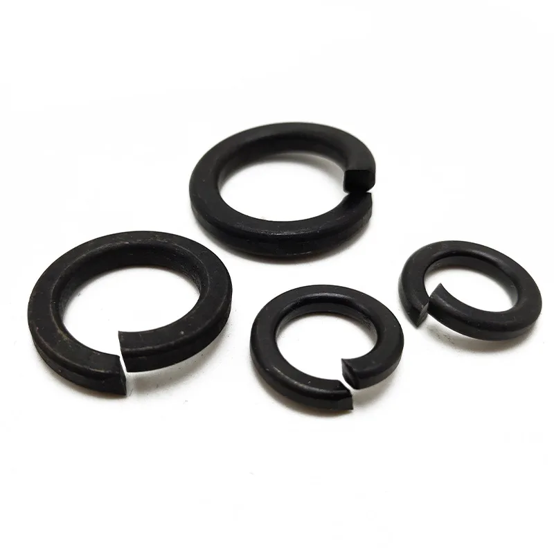 Black Oxide Mn Steel m6 m8 m10 m12 Spring Washer Elastic washer Gasket