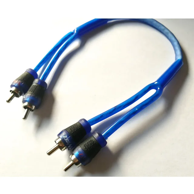 1rca female to 2x dual rca male av splitter cable