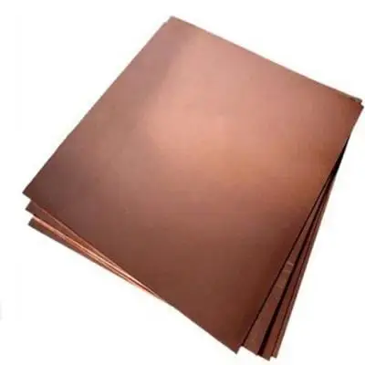 High Quality 99.999% Copper Cathode Pure Copper Sheet/plate 0.3mm-5 Mm Thickness Customized