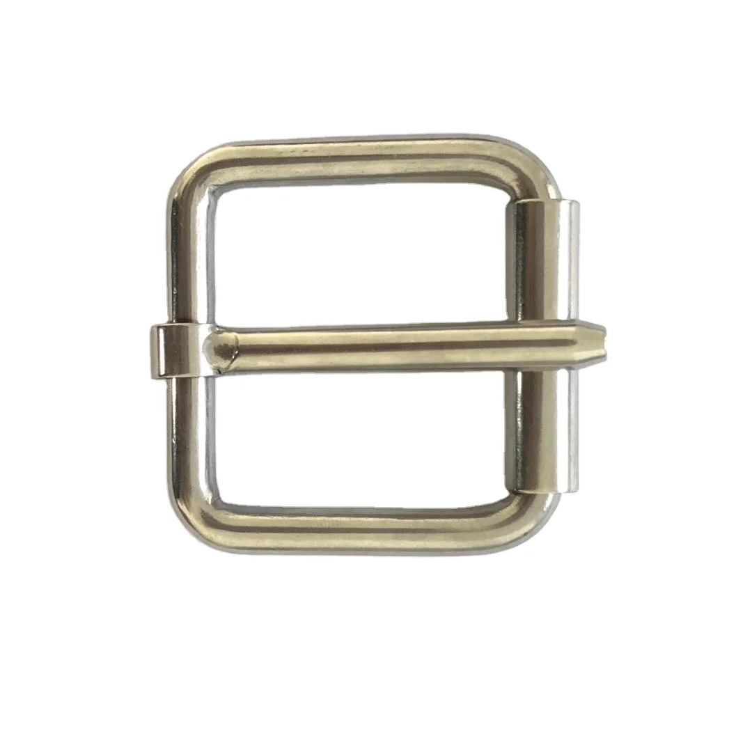 Stainless Steel Roller Belt Buckle for Bags Leather Belt Strap