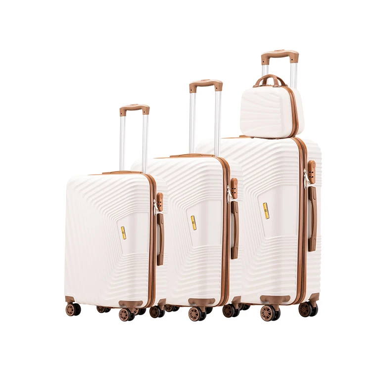 China cheap wheeled luggage trolley large capacity travel suitcase