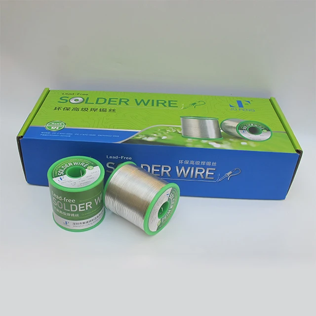 Factory Sn99.3 Cu0.7 OEM Tin Solder Wire Welding Tools 100 0.8mm Wire Lead-Free Tin solder wire with flux 3%