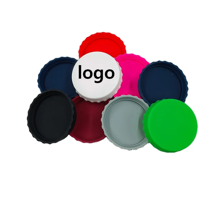 Custom Silicone Soda Can Lids Reusable Soda/Beverage/Beer Can Lids Covers Caps Fits Standard softdrink cans lid without leaking