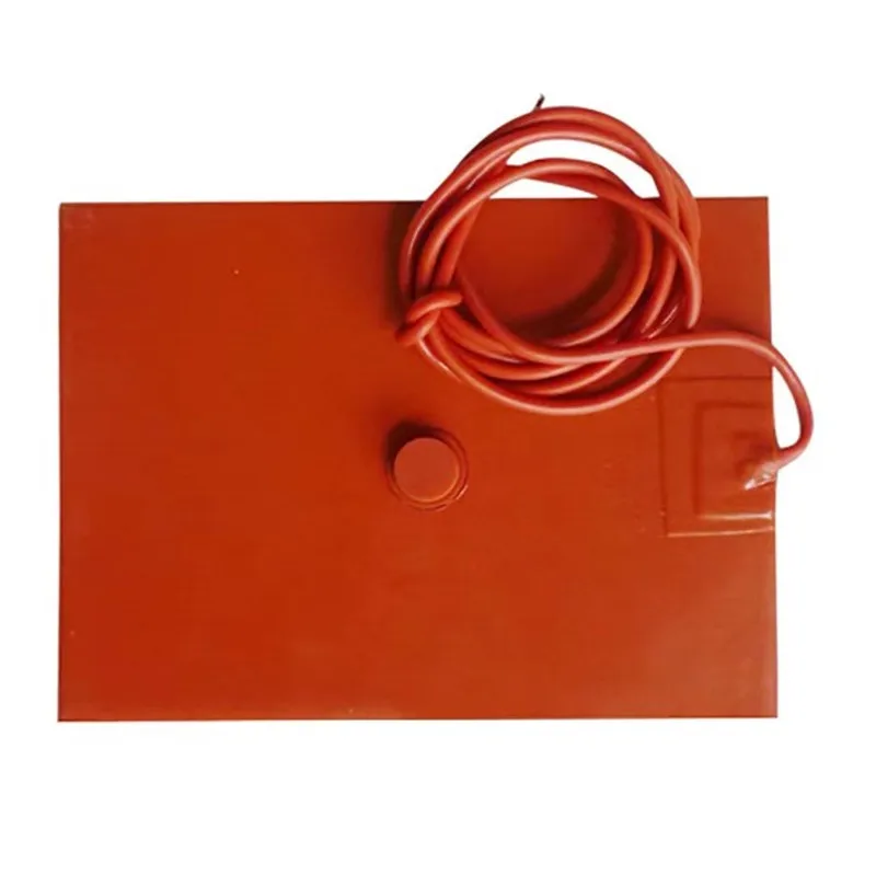 Silicone Rubber Heating Strips Electric Heater Blanket Flexible Heating Film Thin Heater Rapid Heating Customized Rubber Pad